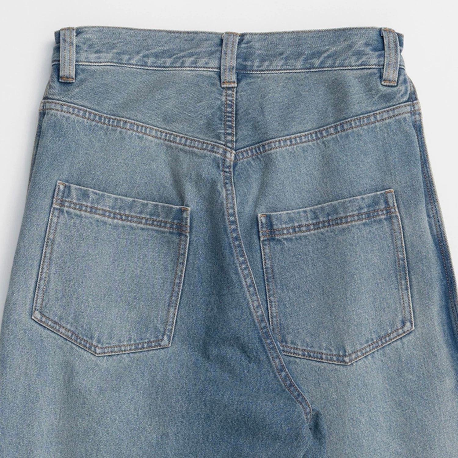 【残り一点】Side-Tuck Cocoon Denim Pants