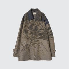【残り一点】Photo Jacquard Zip Blouson