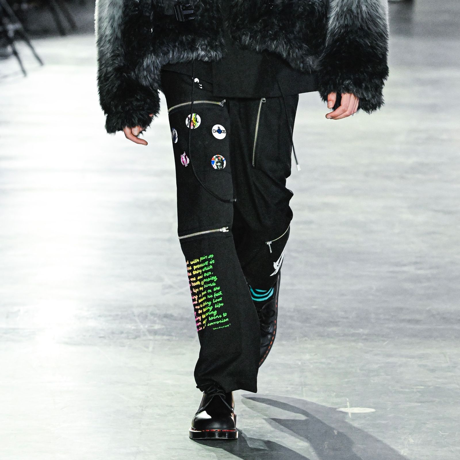 珍品 hiro 現kidill エナメル リストバンド KIDILL - 【残り一点】Seditionaries Parachute Pants(KIRIN