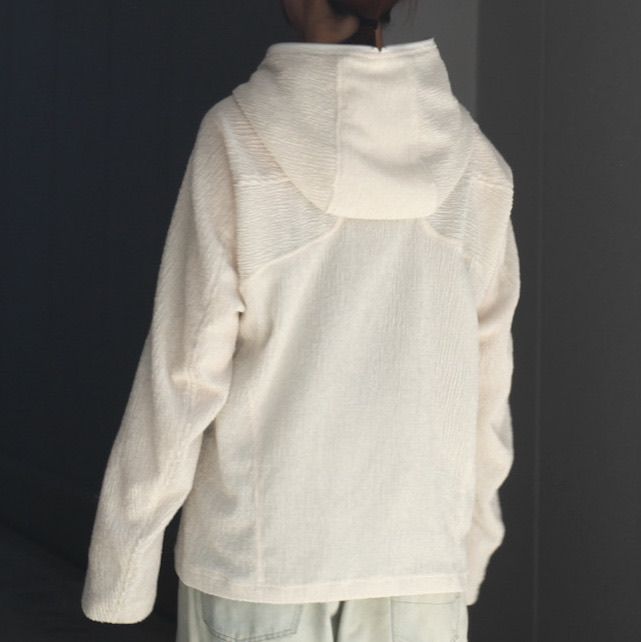 【残り一点】Semi Sheer Full Zip Up Hoodie