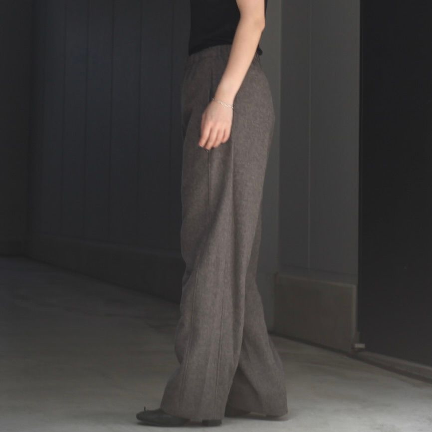 【残り一点】Wool/Cashmere Fleece Easy Twist Trousers