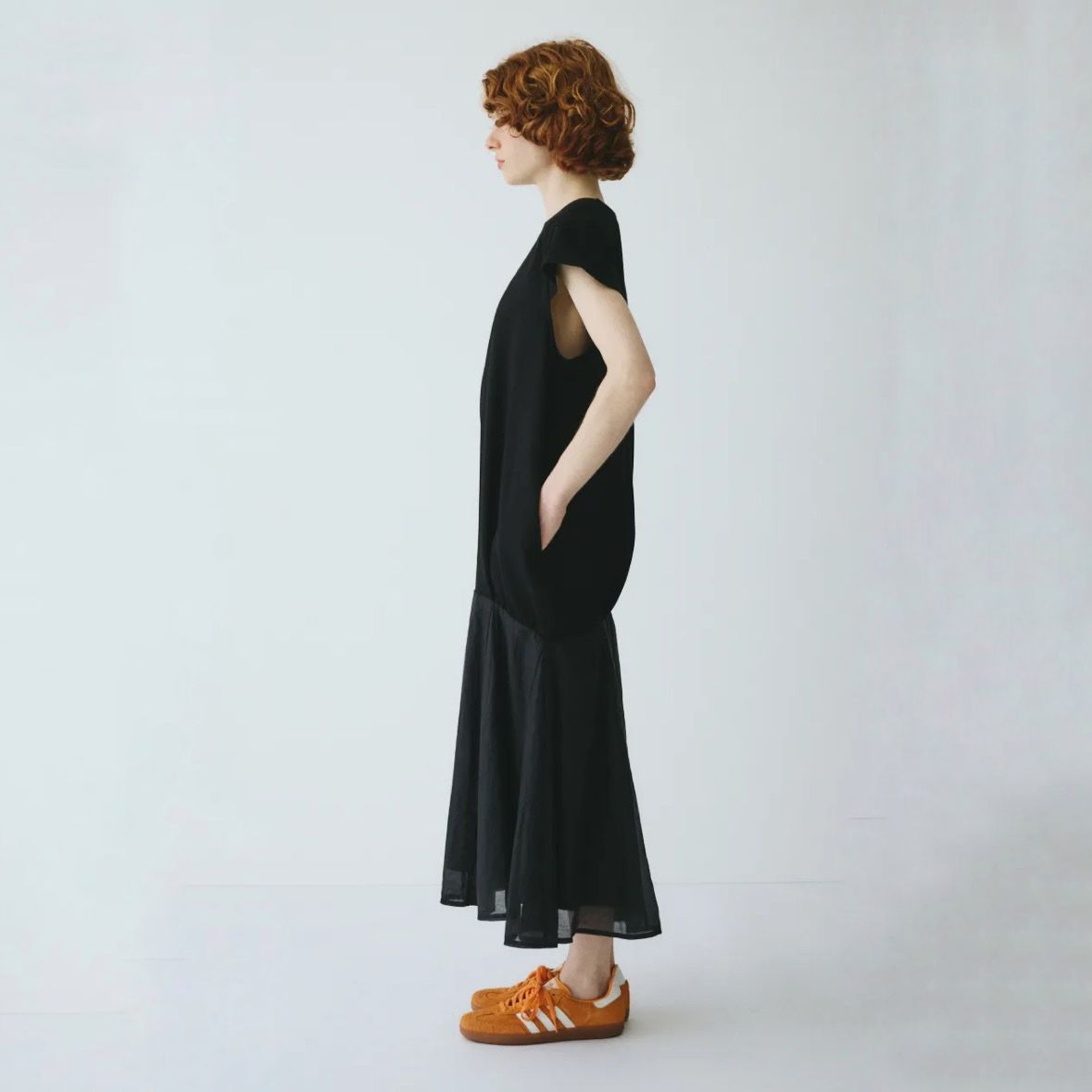 【残り一点】Cap Sleeve Dress
