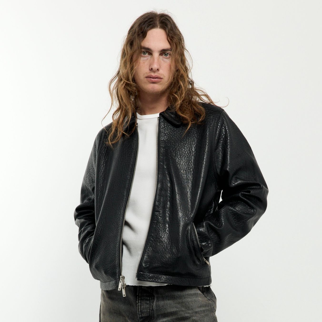 【残りわずか】Mechanic Leather Jacket