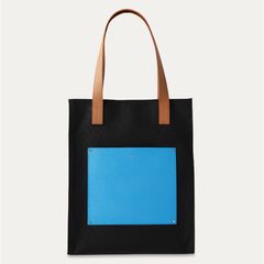 【残り一点】Leather Pocket Canvas Tote
