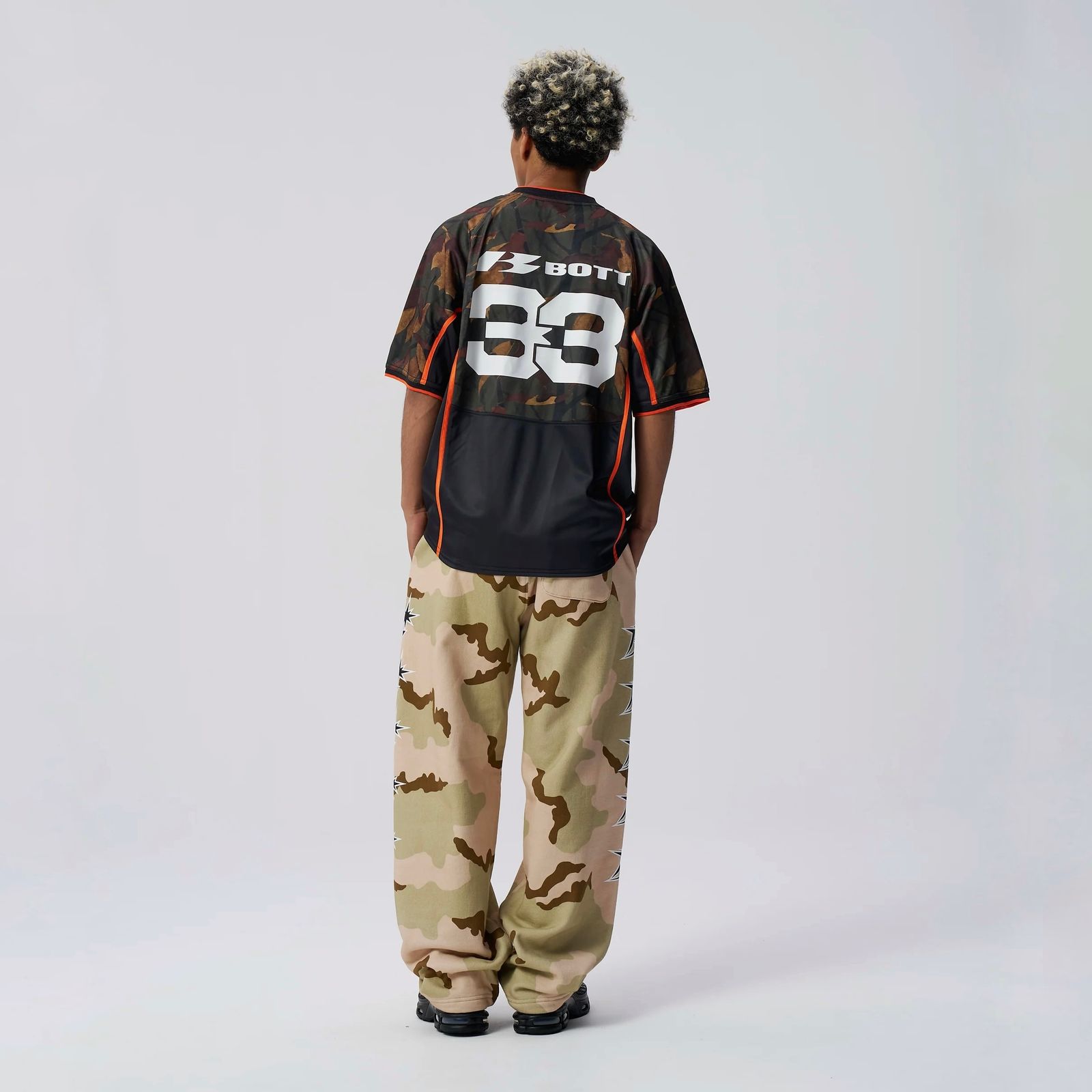 【残り一点】Camo Football Shirt