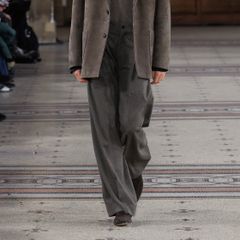 【残り一点】Wool Doeskin Long Wide Trousers
