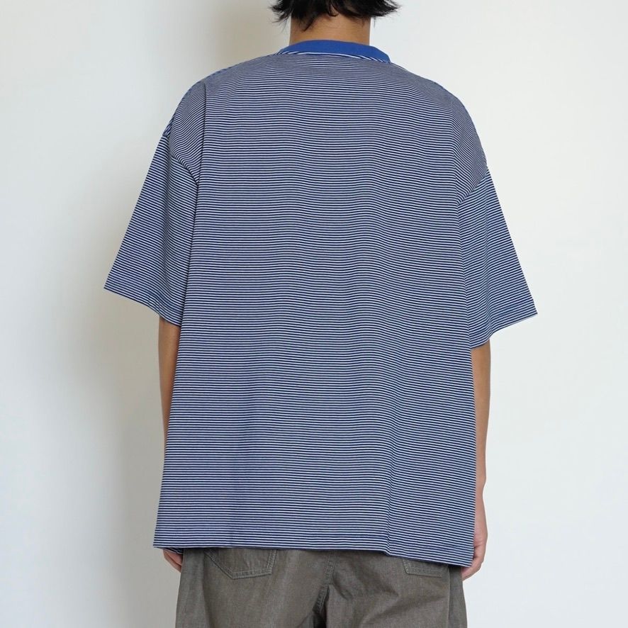 【残りわずか】Mercerization Border Wide S/S Tee