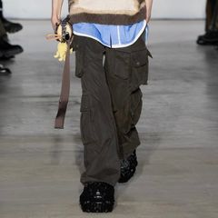 【残り一点】Deconstructed Cargo Trousers with Elastic Wastband