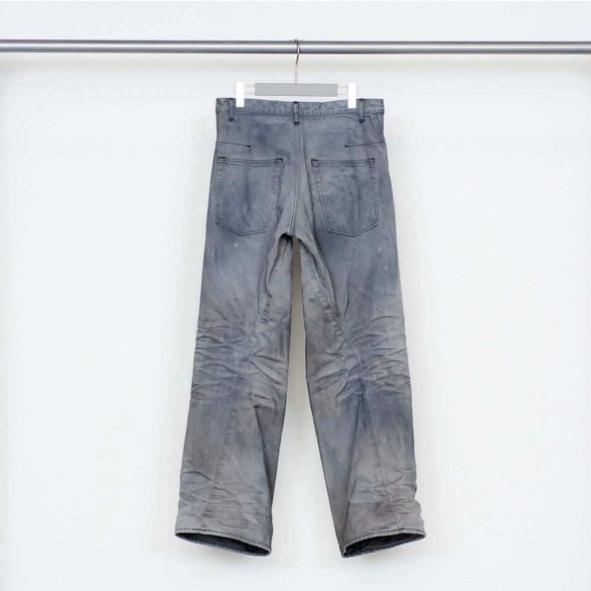 【残りわずか】3D Twisted Wide Leg Jeans