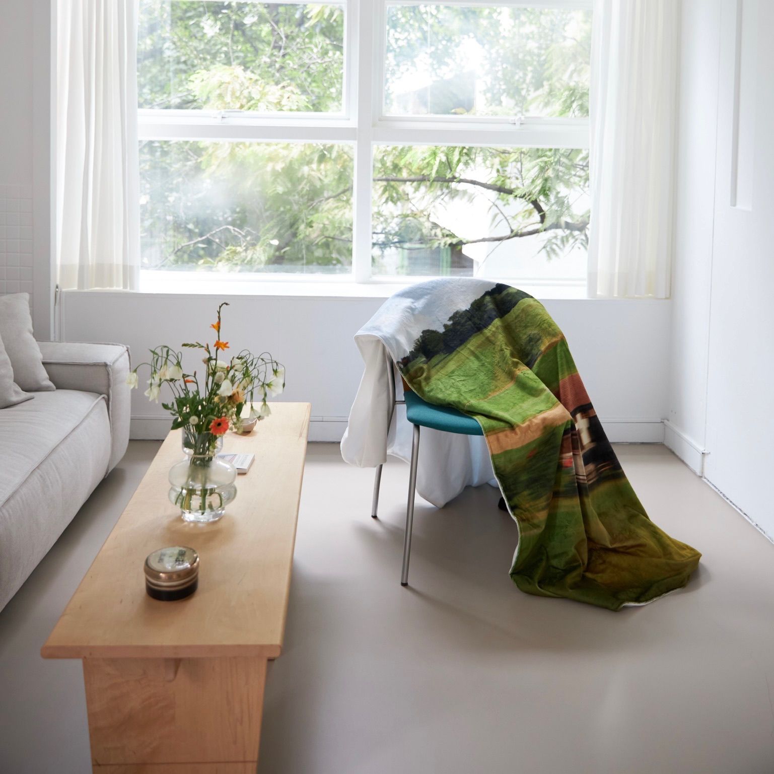 【残りわずか】Swiss Landscape Blanket L