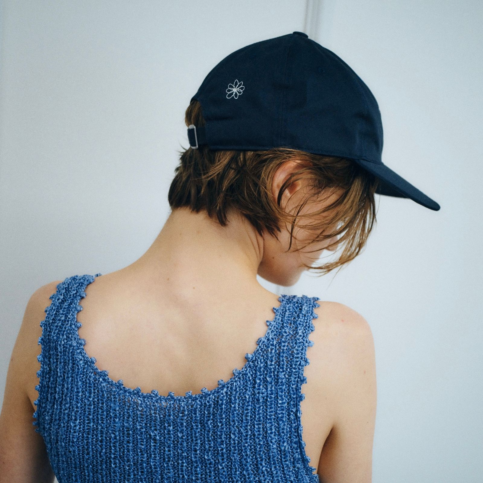 【残りわずか】Hand Stitch Flower Cap