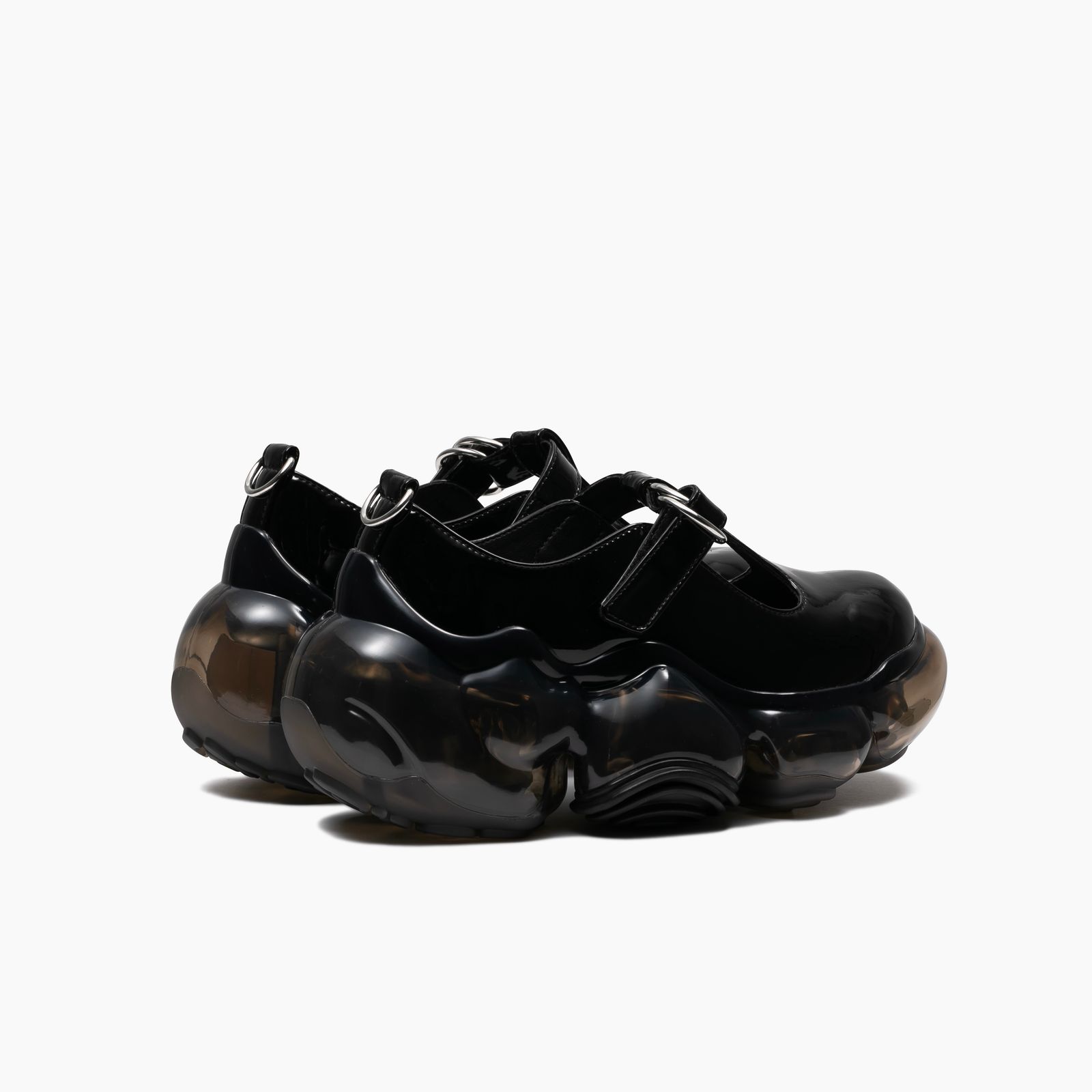 【残り一点】Moopie T Mary Jane(BLACK ENAMEL×BLACK)