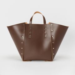 【残り一点】Assemble Hand Bag Wide_L(DARK BROWN)