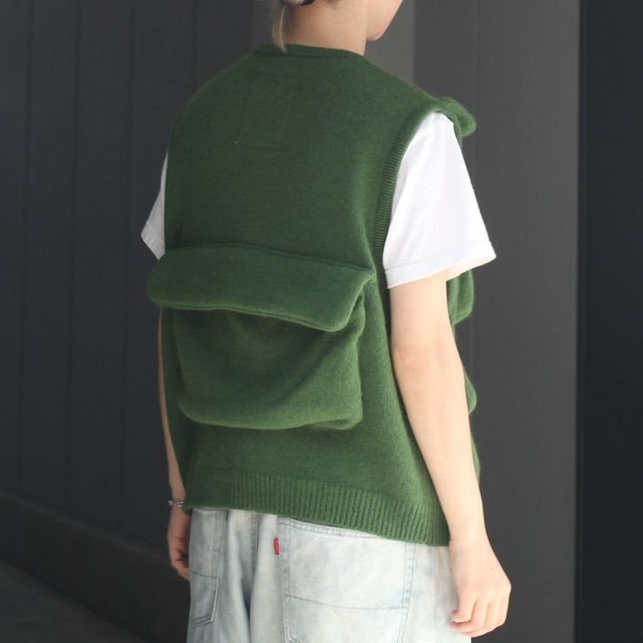 SOSHIOTSUKI 22AW FISHING KNIT VEST | kinderpartys.at