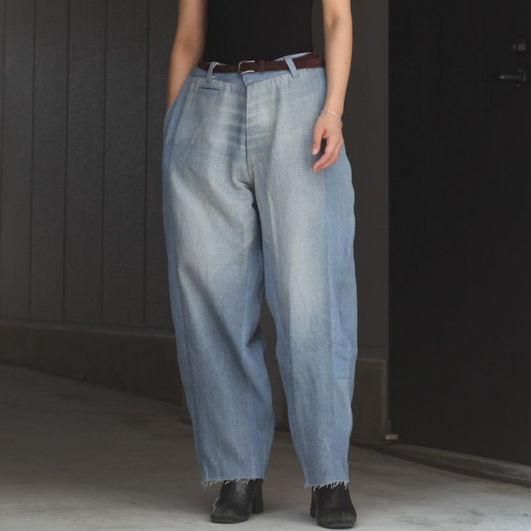 【残り一点】Reconstructed Super Baggy Slacks Denim_2(M)
