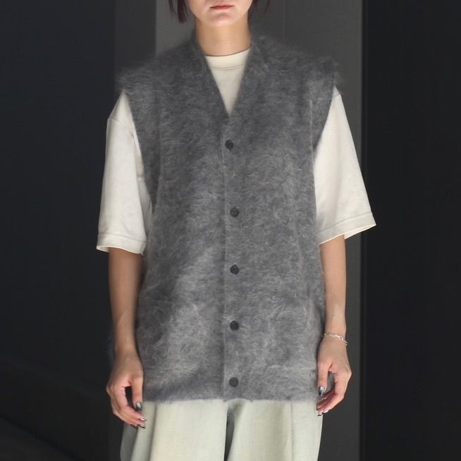【残り一点】Cashmere Shaggy Knit Vest