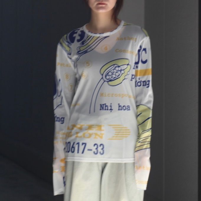 【残り一点】Graphic Mesh Top B