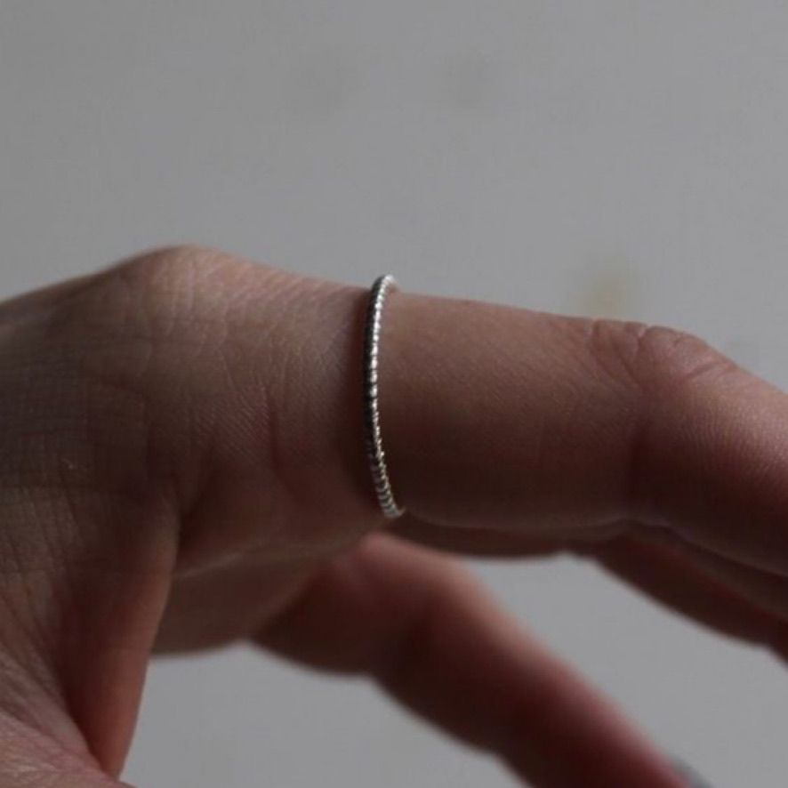 【お取り寄せ注文可能】Surface Silver Ring(SILVER)