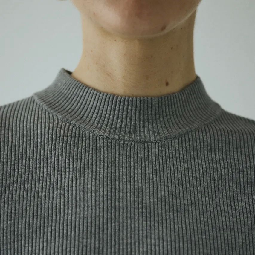 【残り一点】Border Double Cuff Knit Top