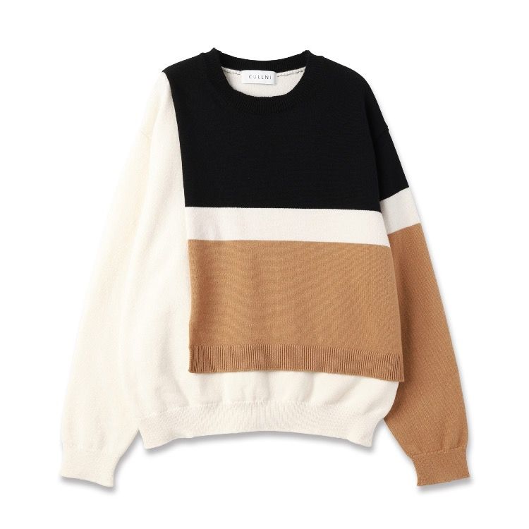 CULLNI - 【残り一点】Layerd Pullover Knit | ACRMTSM ONLINE STORE