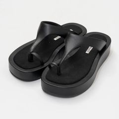 【残り一点】プラットフォームトングサンダル