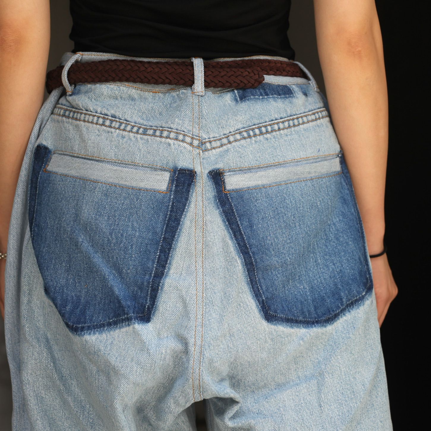 【残り一点】Reconstructed Super Baggy Slacks Denim_2(M)
