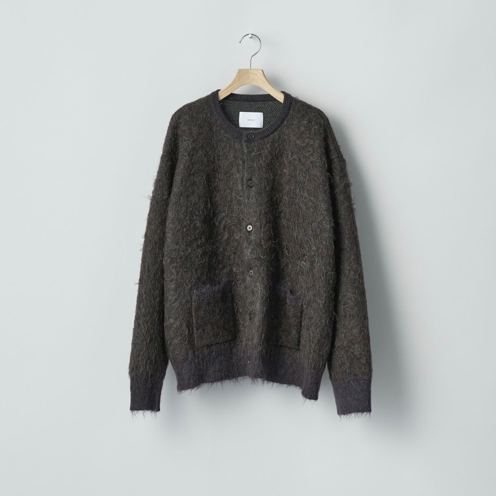 【残りわずか】Kid Mohair Mix Jacquard Knit Cardigan