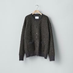 【残りわずか】Kid Mohair Mix Jacquard Knit Cardigan