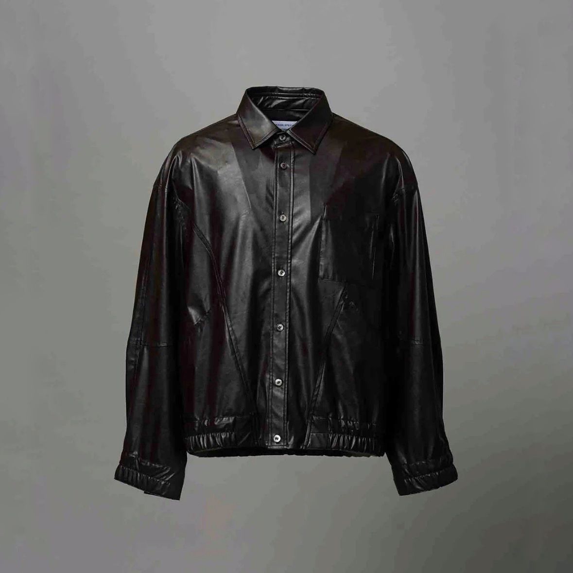 【残り一点】Curve Change Light Eco Leather Shirt