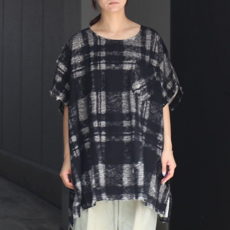 【残り一点】Pocket Nel Tunic With Damaged(SHADOW BUFFALO)