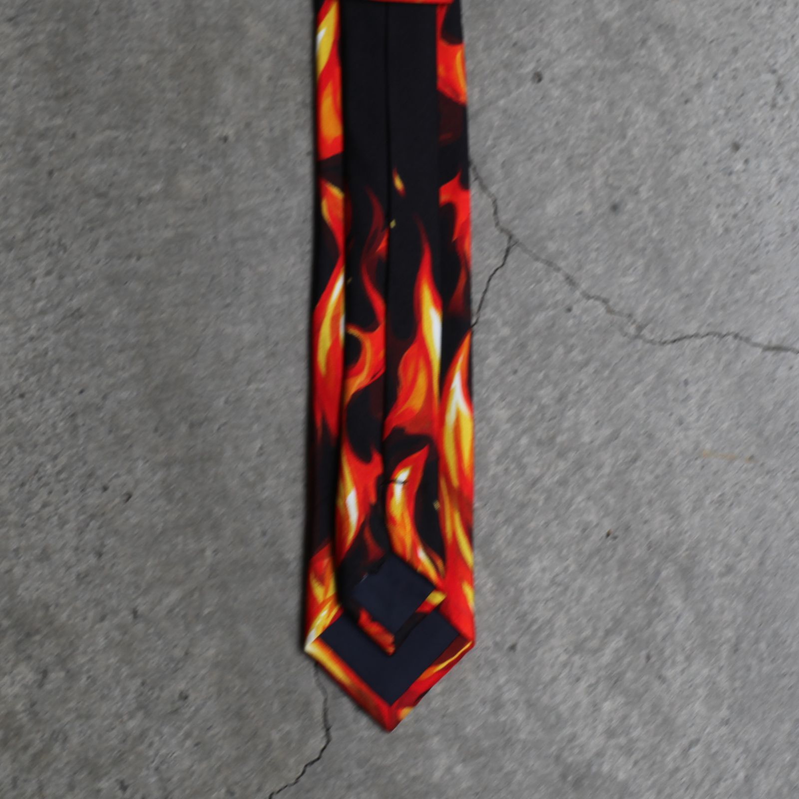 【残りわずか】Print Silk Tie(FLAME)