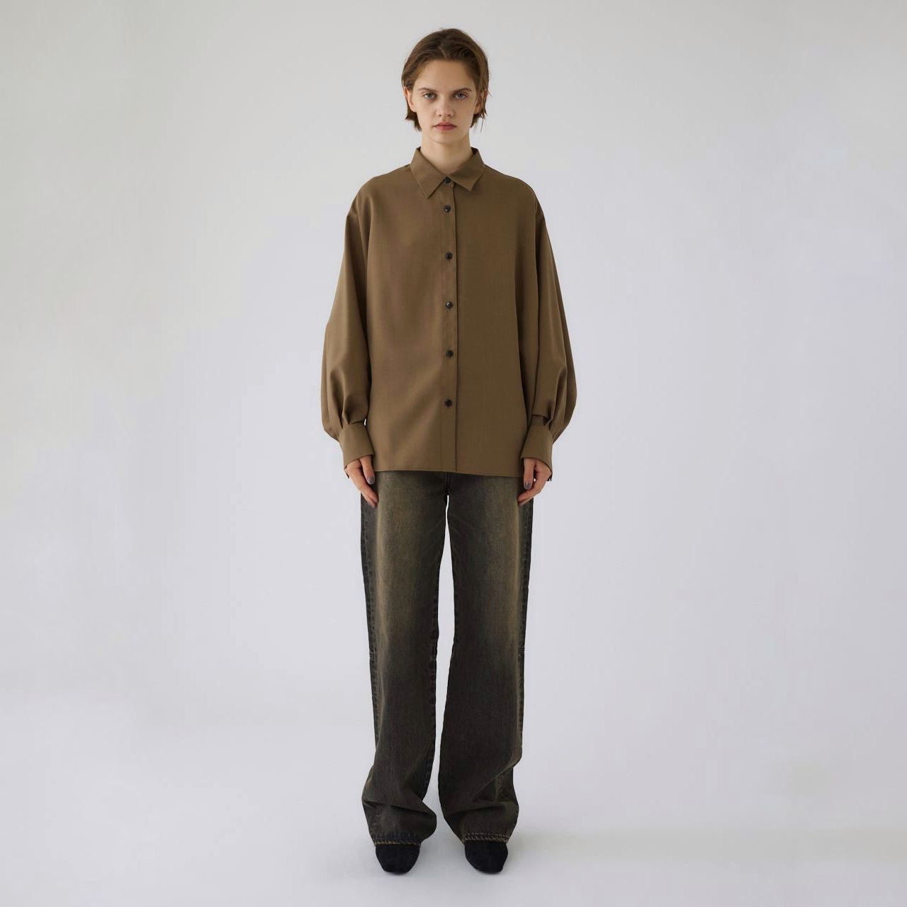 【残り一点】Round Cuff Blouse
