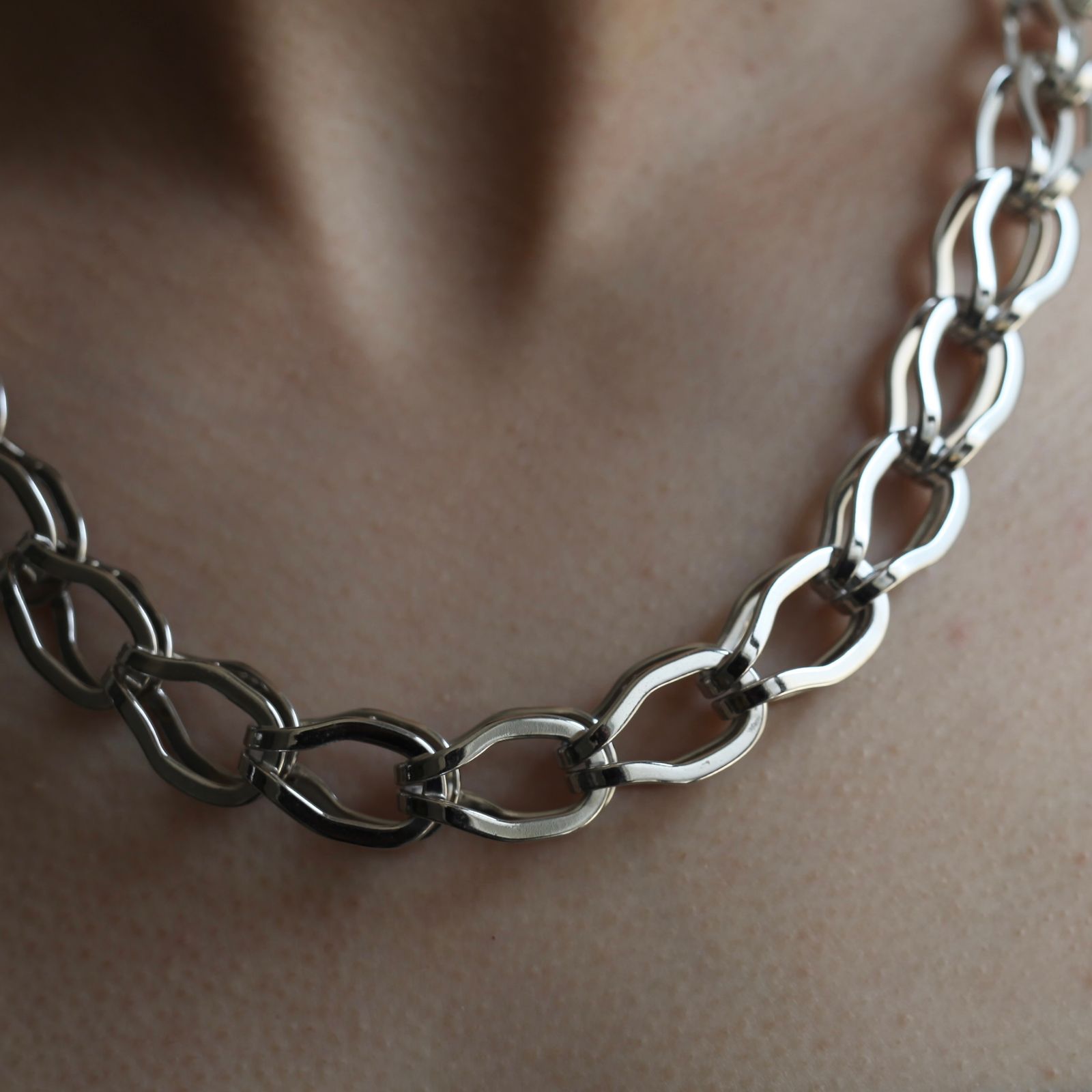 【残り一点】Hand Chain Necklace(SILVER)