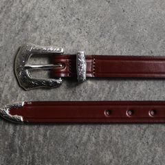【残り一点】3/4 Inch Western Belt(OAKBARK)