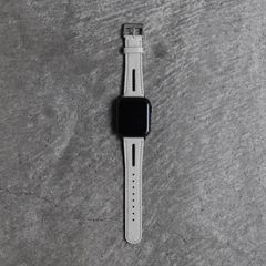 【残り一点】レザーハイブリッドバンド for Apple Watch(WHITE BEIGE)