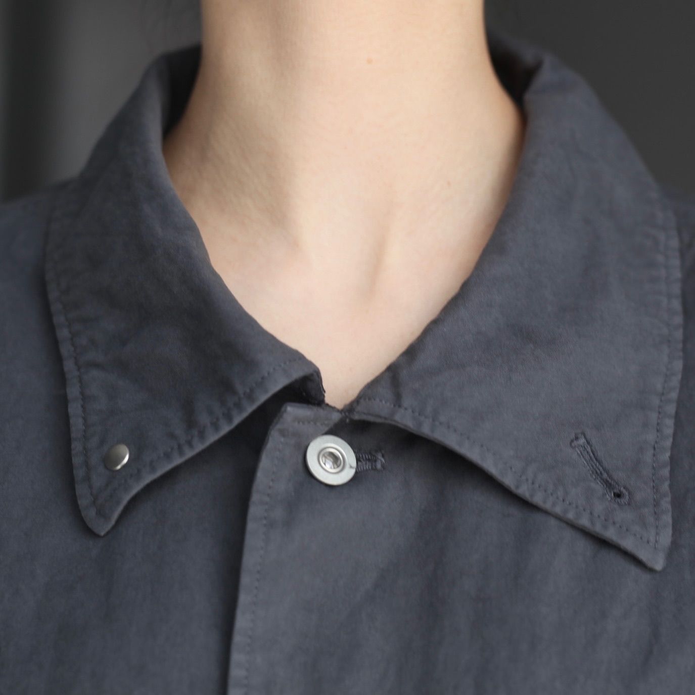 【残り一点】ガーメントダイオーバーサイズハーフコート