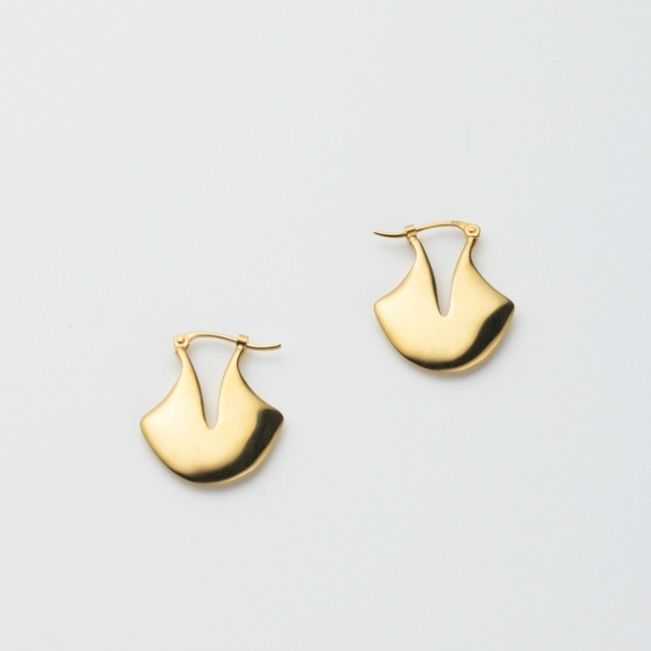 【残り一点】YU-KIN Rotus Slit Earrings(両耳用）