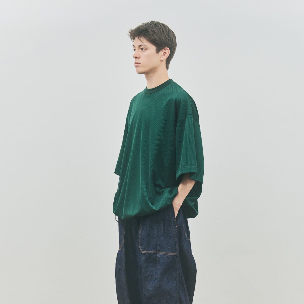 is-ness - 【残り一点】Balloon Double Layered Mesh Short Sleeve T-shirt ...