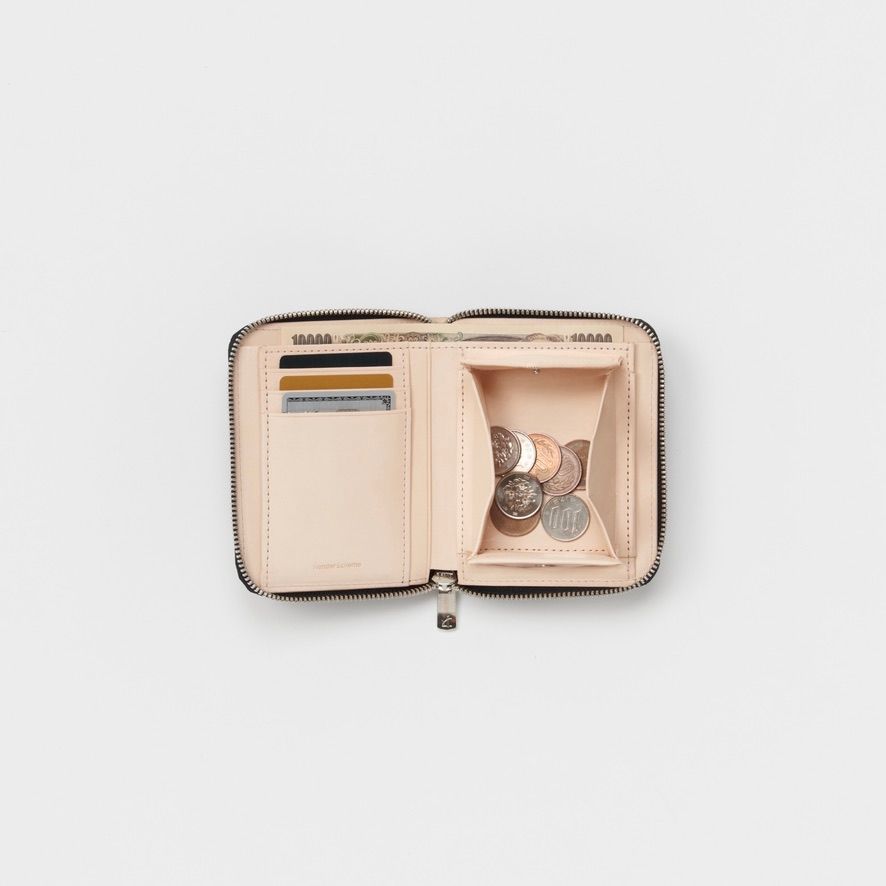 【再販売通知受付可能】Square Zip Purse(BLACK)