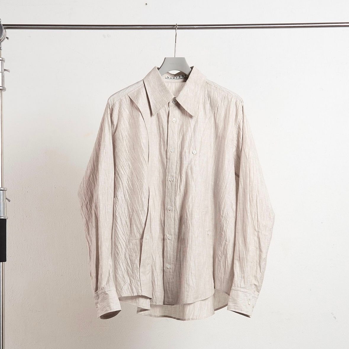 【残り一点】Plaid Panelled Utility Shirt