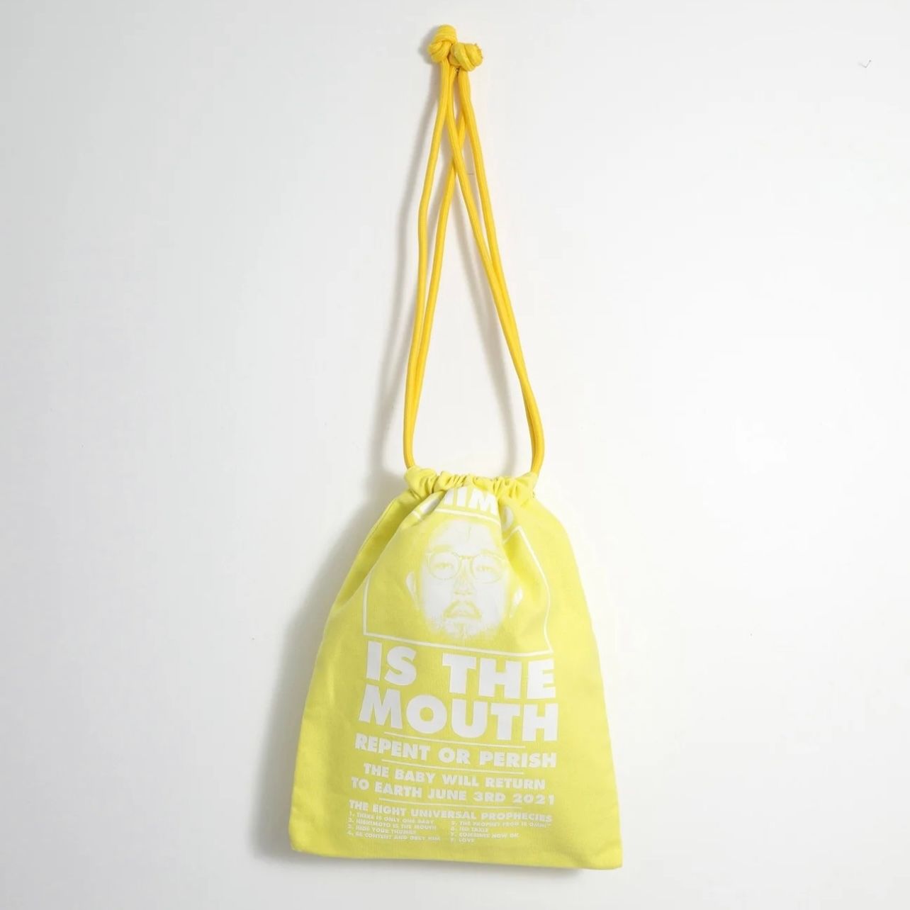 【残り一点】Big Drawstring Bag(YELLOW)