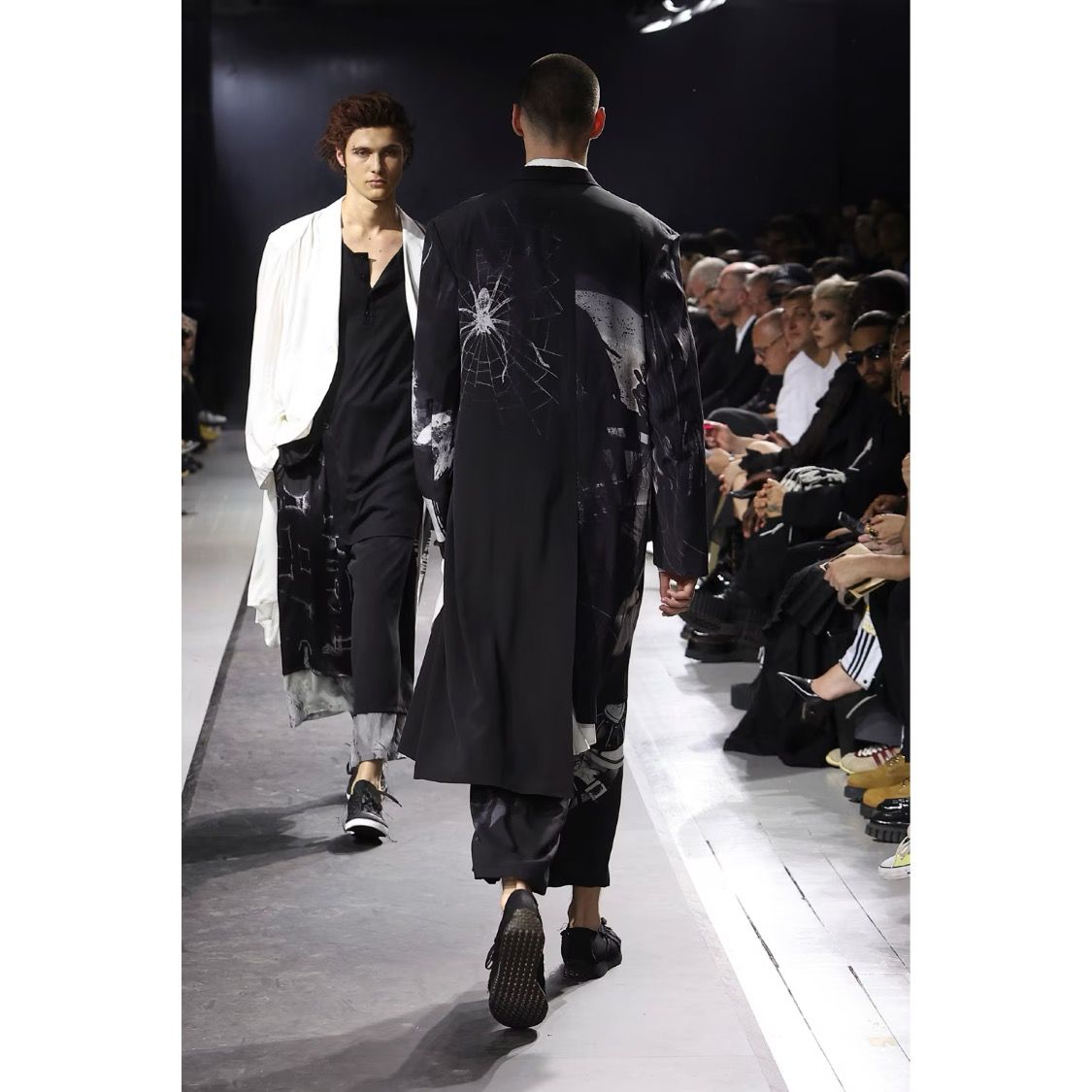 Yohji Yamamoto ピンストライプ乗馬キュロットタイプパンツmg663 Y's BORN PRODUCT] COTTON TWILL CUT LINE KNEE PANTS(XS Mocha