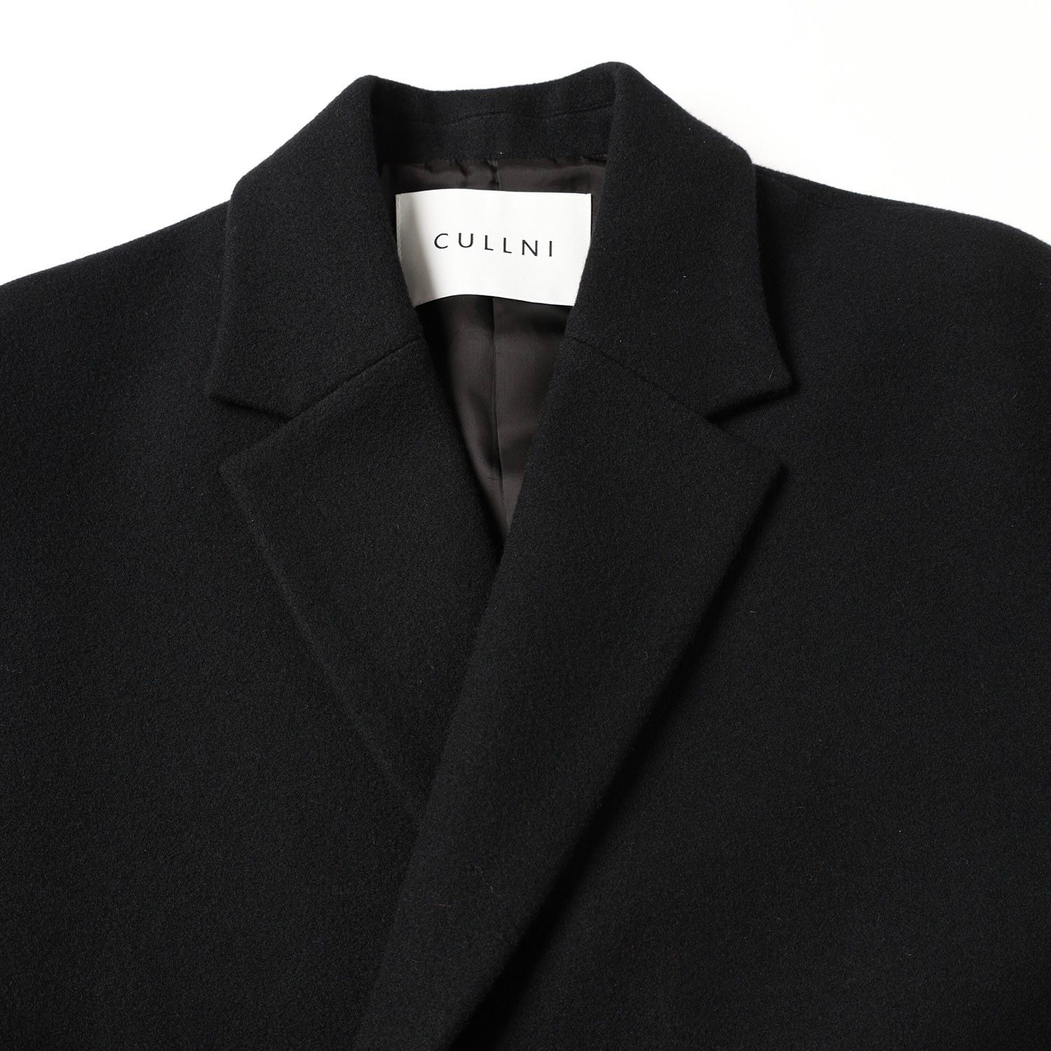 【残り一点】Lamb Wool Melton Tie Locken Long Chester Coat