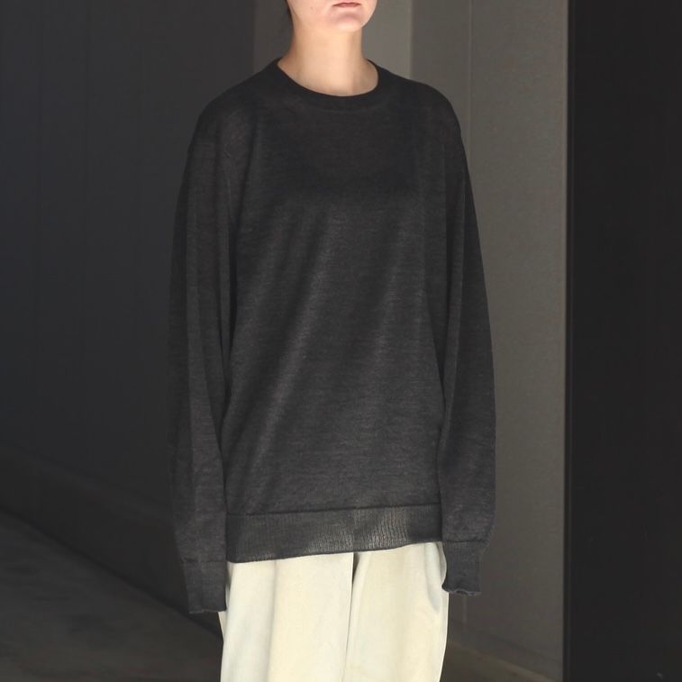 【残り一点】Wholegarment Wool Sheer P/O
