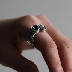 【お取り寄せ注文可能】Moment Ring(SILVER×GOLD)