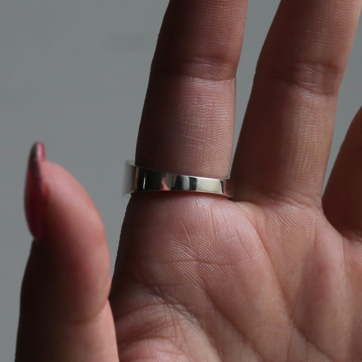 【お取り寄せ注文可能】Square Ring_9.1mm(SILVER)