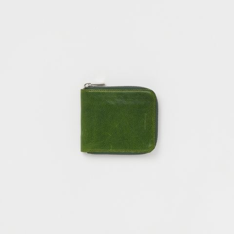 【次回入荷8月中旬予定】Horizontal Zip Purse(LIME GREEN)