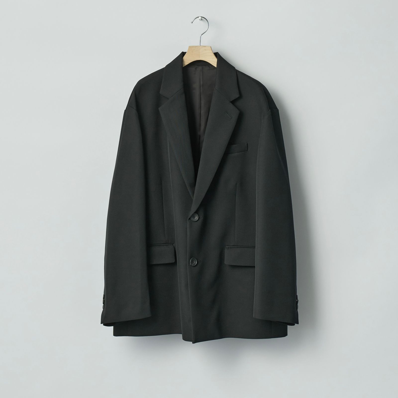 【残り一点】Wool Kersey Oversized Single Breasted Jacket