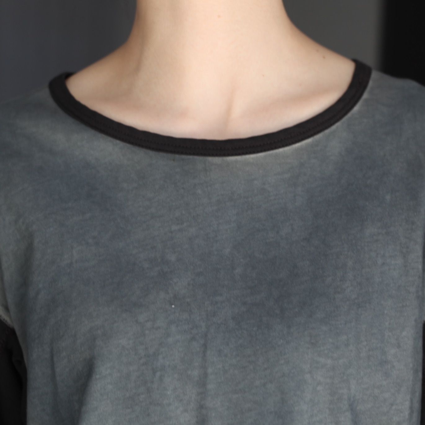【残り一点】Dirty Dyed Long Sleeve Baseball T-Shirt