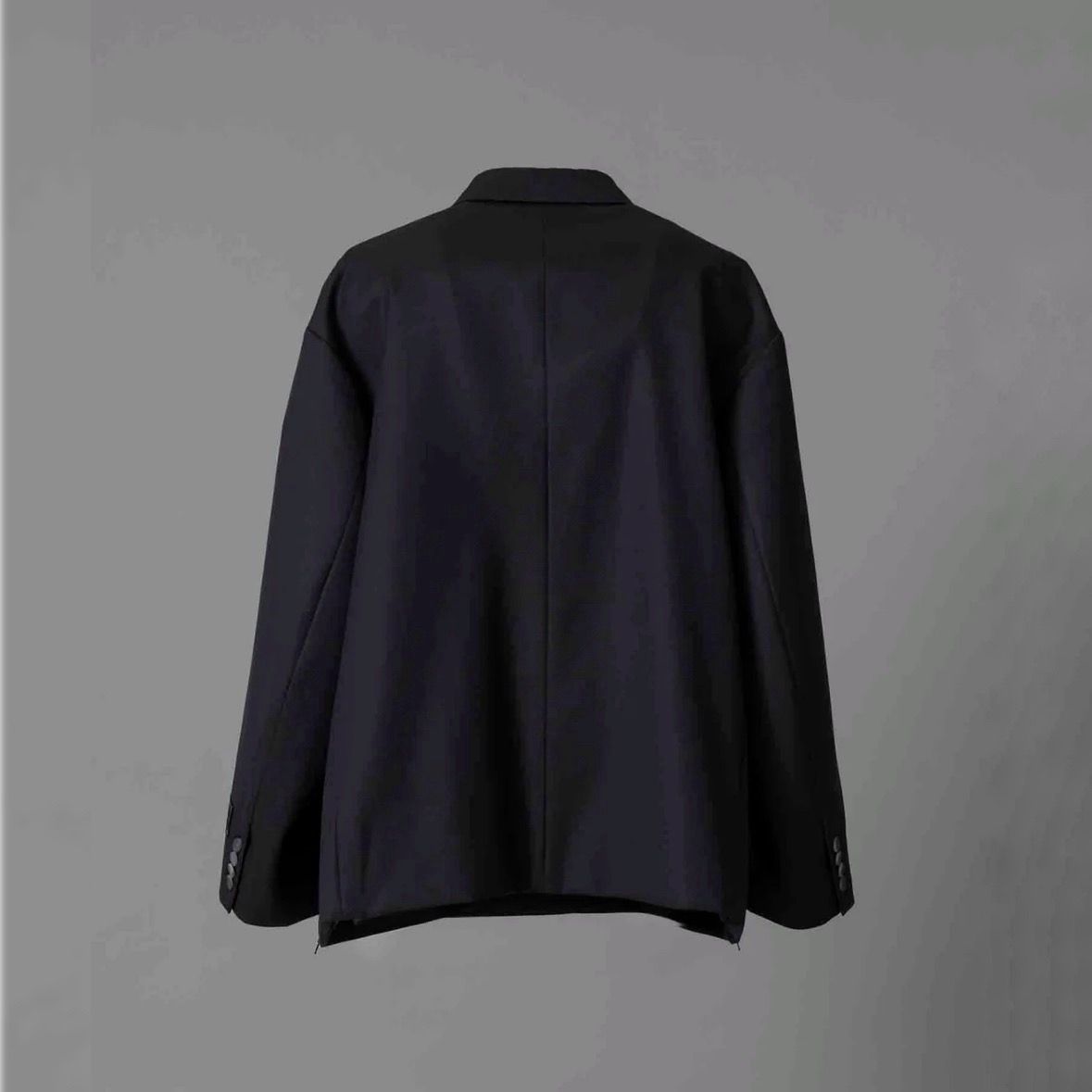 【残り一点】4colors Chambray Wool Jacket